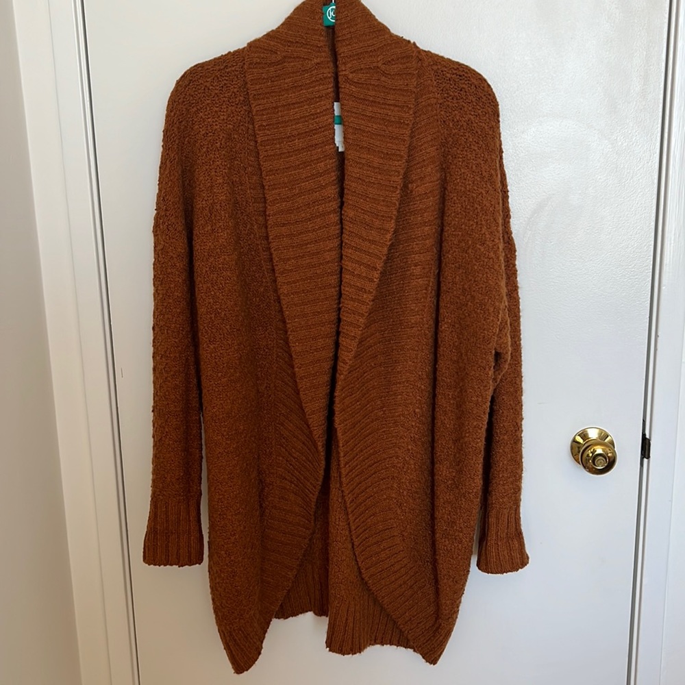Anthropologie Brown/Rust Cardigan Sweater